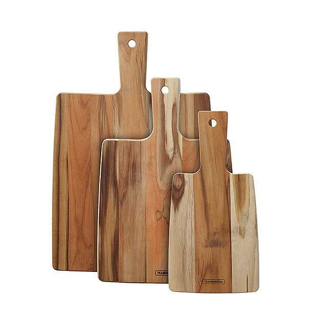 Tramontina 3-Piece Teak Wood Rectangular Cutting Board Set