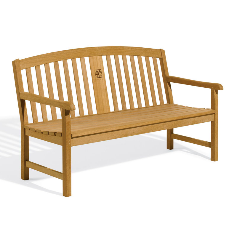 Signature Series Wood Garden Bench, Yes, Natural Teak