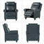 Fauteuil inclinable 33,5 po en cuir véritable-244517777
