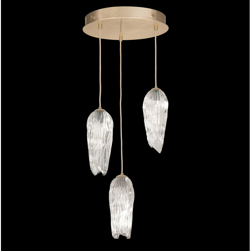 Las Olas 3 - Light Cluster Pendant, Gold