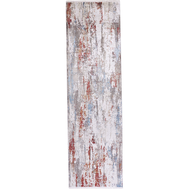 Whitten Abstract Indoor Rug, Runner 3'1" x 10'