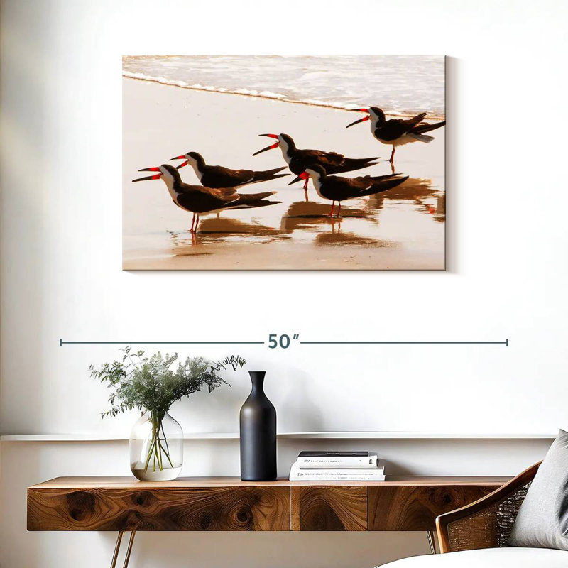 A Few Skimmers II, 24" H x 36" W