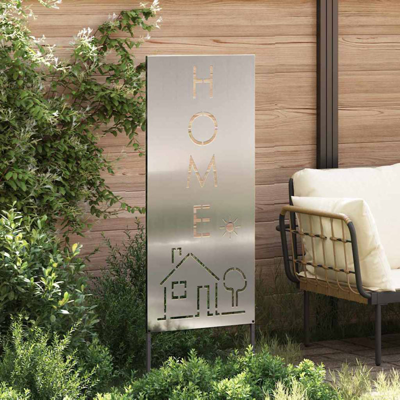 140 cm H x 50 cm W Fence Panels Fencing with 1 Panel(s) Included, Silver