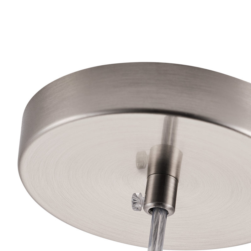 Luminaire suspendu en pot 1 lumière Guthfast, gris