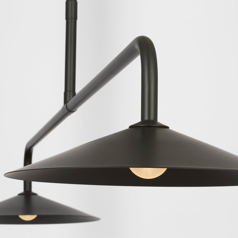 Amber Lewis Ponce 62" Linear Pendant, Modern Iron, Iron