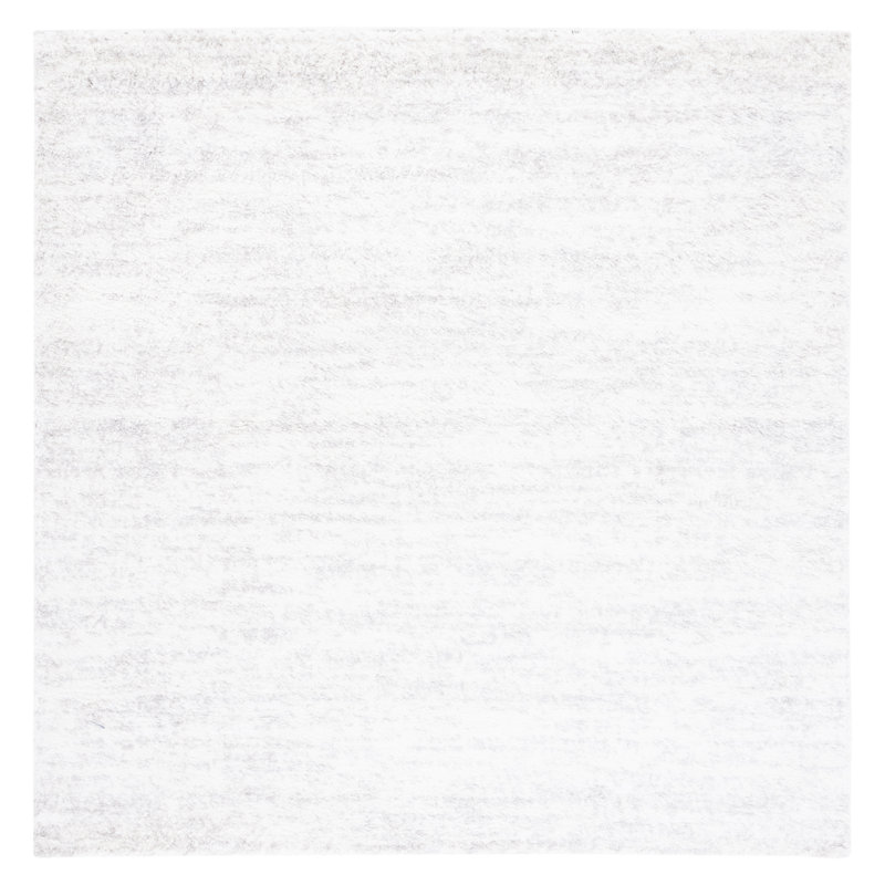 Tapis ivoire / gris clair Presler, Carré 8 pi