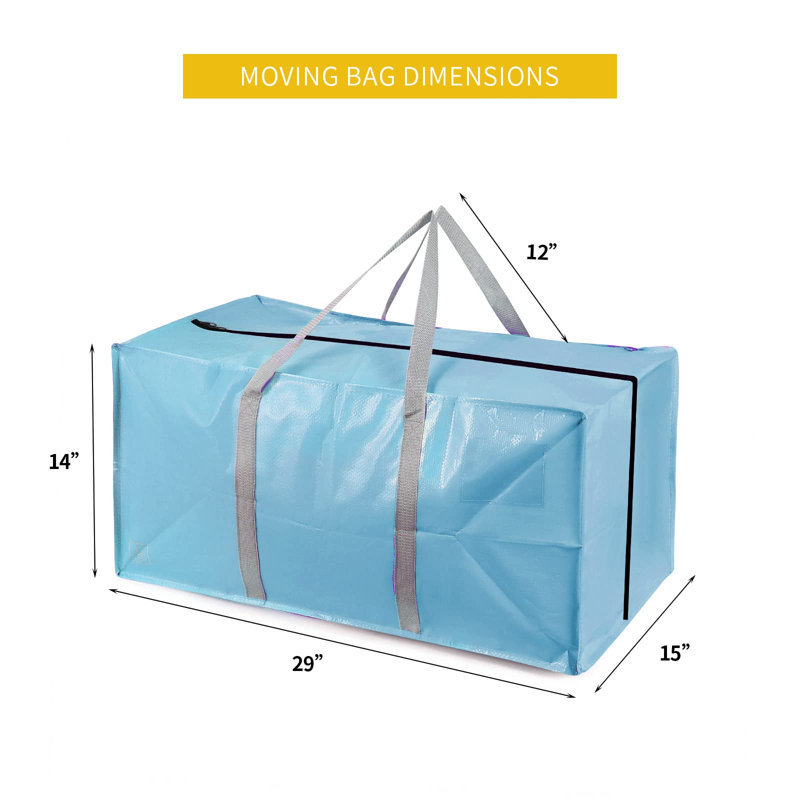 Sac de rangement en tissu Rebrilliant, Bleu, 104 pintes
