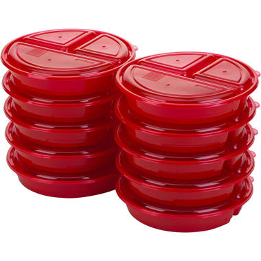 Snapware Plastic 2-Layer Snap 'n Stack Food Storage with Egg Holder Trays (2-Pack)