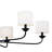 Monica 6-Light Chandelier, Black