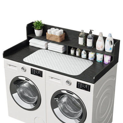 Comptoir de machine à laver 54 po avec tapis à repasser