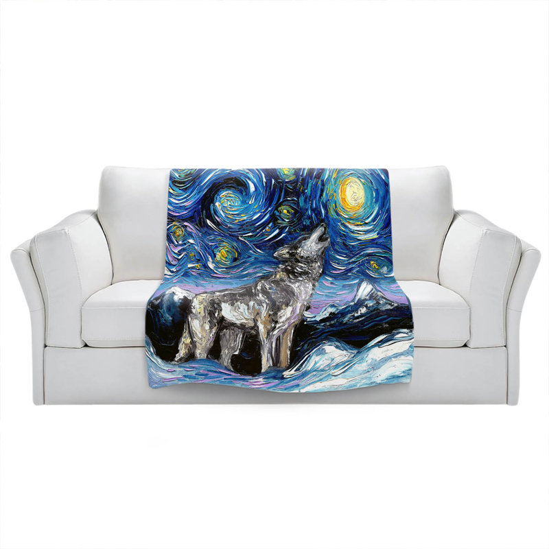 Hand Woven Throw Blanket, 51" x 60"