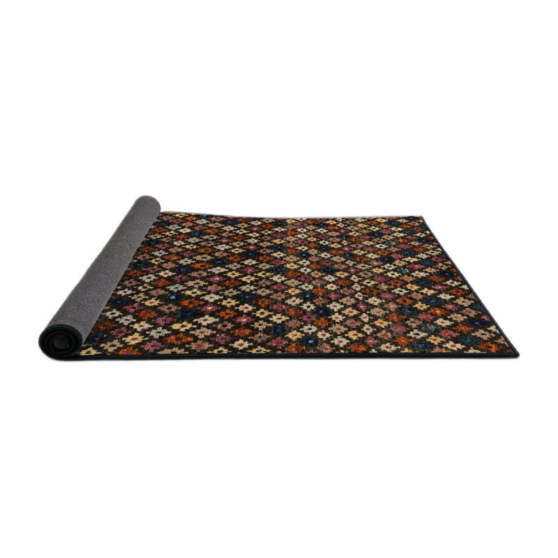 Tapis abstrait moderne 4475, Rond 5 pi