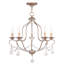 Lustre classique à 5 lumières de style bougie