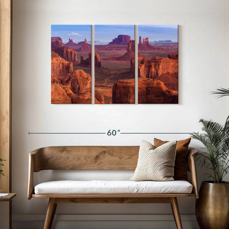 Tergel Iconic Monument Valley, H 28 po x l 45 po