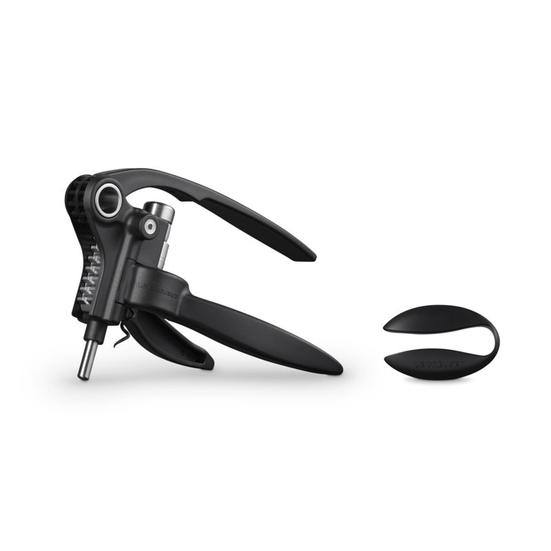 Le Creuset LM-250 Lever Model Black Cork Screw, Satin Black