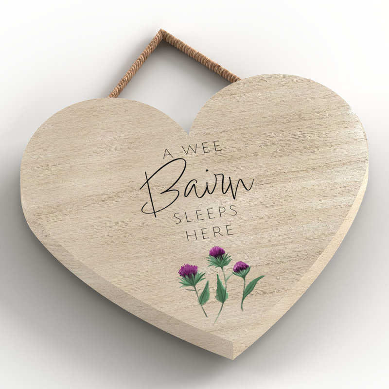 Kana Wall Décor, Oak, 10cm H x 9cm W x 0.5cm D