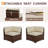 Wicker Outdoor Patio Chair With Cushions-610290921