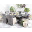Dibella Rectangular Metal Outdoor Dining Table , 200cm cm W 105cm cm D