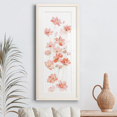 Peinture sur papier encadrée
