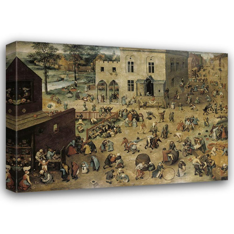 «Red Barrel Studio®», reproduction de toile tendue par Bruegel l'Ancien par Peter, H 36 po x l 48 po