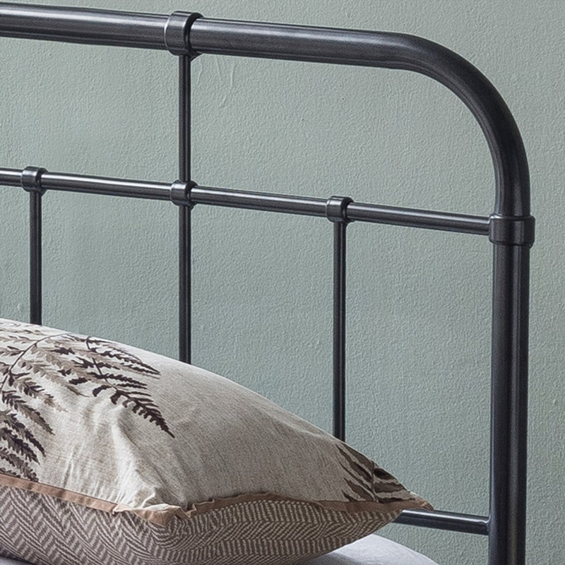 Structure de lit en métal pour grand lit - aucun sommier requis, robuste et robuste Élégant