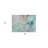 2' X 3' Teal Abstract Washable Non Skid Indoor Outdoor Area Rug