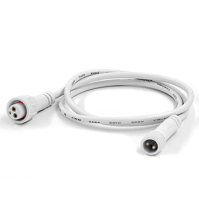 Rallonge de 6 pi pour luminaire encastré à DEL ultra-mince Luxrite, blanc - Luxrite
