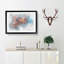 Pink Jellyfish in Abstract - Framed Print-55768887-55768892