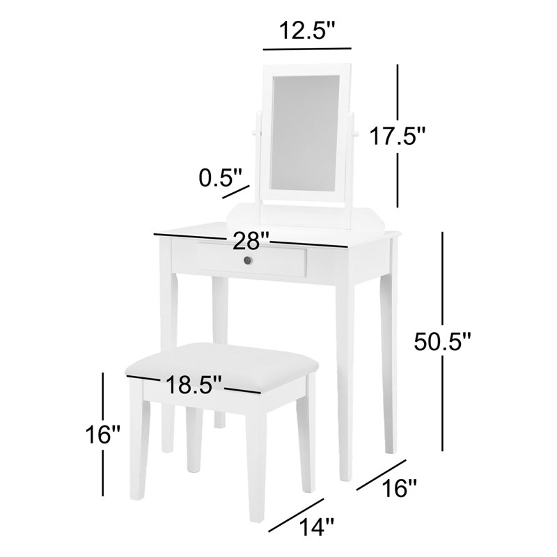Aoosaf Vanity, Espresso