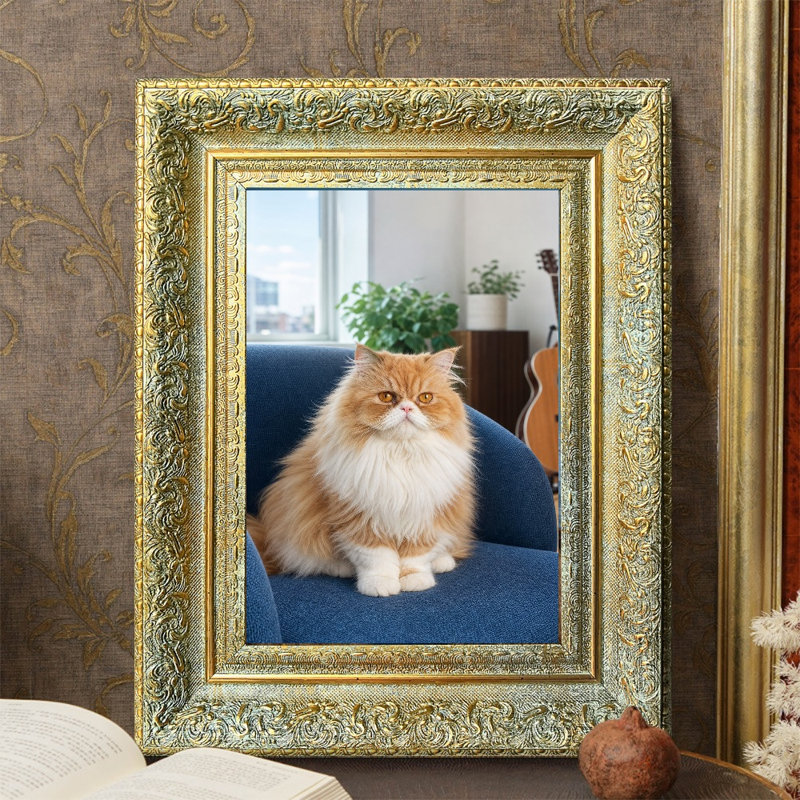 8" x 10" Antique Gold 1PC Wall Picture Frame for Shelf Decor