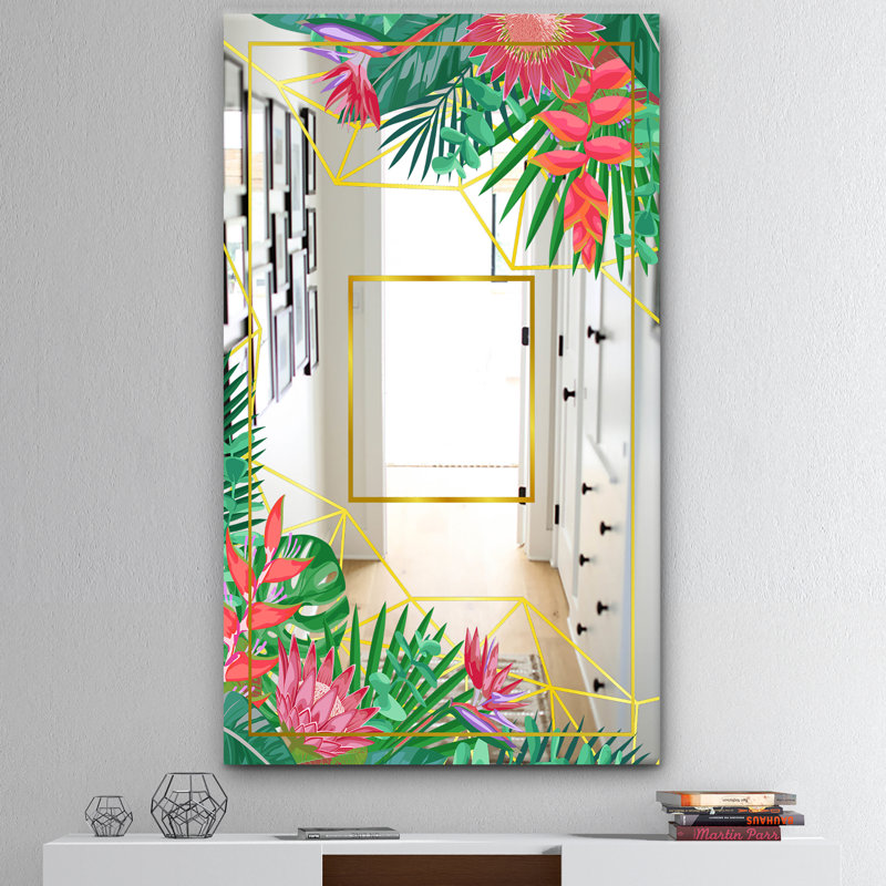 Miroir mural Efflorescent, H 32 po x l 24 po