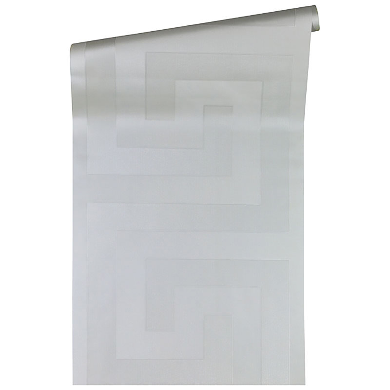 Versace Shaved Ice Eternity Unpasted Vinyl Wallpaper, Silver