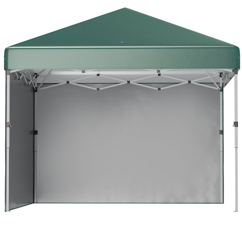 3x3M Pop Up Gazebo, Height Adjustable Party Tent Event Shelter for Garden, Patio, Green