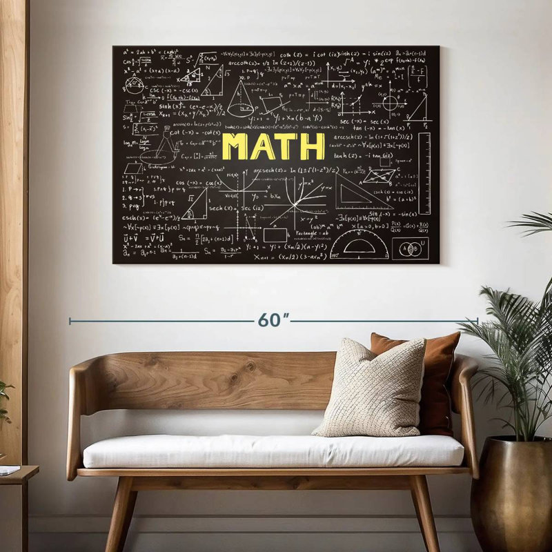 Keiri Math Chalkboard, 32" H x 48" W