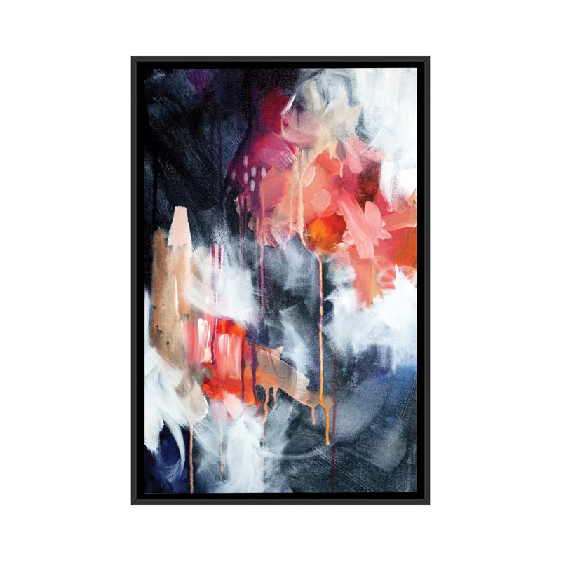 «We Come In Twos» par Sana Jamlaney, reproduction sur toile tendue, H 60 po x l 40po x P 1,5 po, Pas de tapis