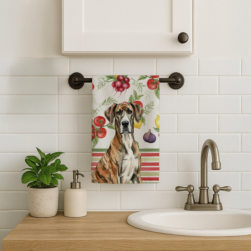 Serviette de cuisine Brindle Great Dane, Grand danois bringé