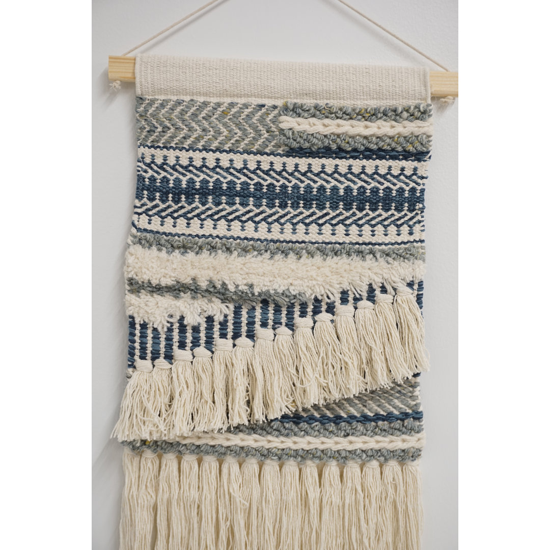 Hand Woven Wool Wall Hanging Home & Manor
