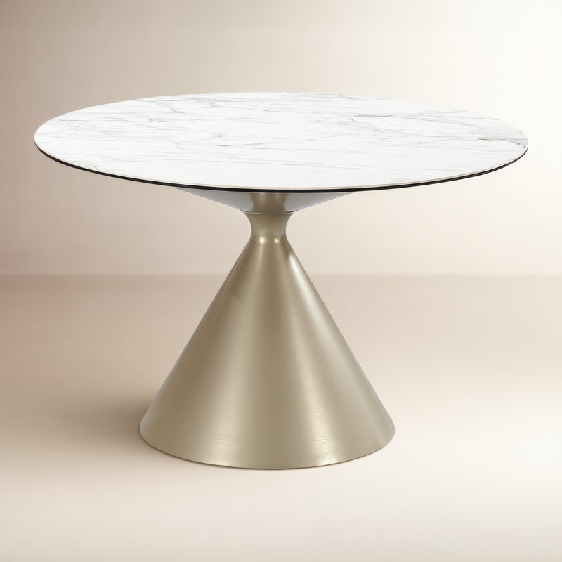 Table de salle à manger Nabia Donaji, Or