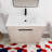 35.97'' Single Bathroom Vanity with Resin Top
