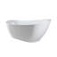Baignoire de trempage autoportante en fibre de verre 67 po x 35 po