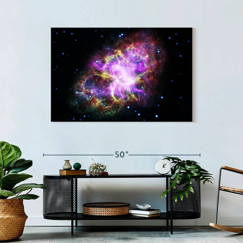 Oberle Sparkling Crab Nebula, 30" H x 45" W
