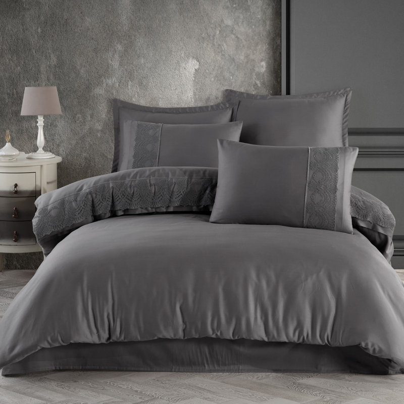 Cotton Duvet Cover Set with Pillow Shams