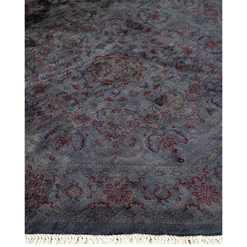 Fine Vibrance One-of-a-Kind 4' 4" X 4' 5" Hand Knotted Area Rug