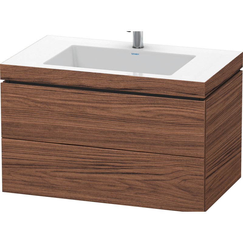 Noyer foncé Duravit L-Cube 32 po, Noyer foncé