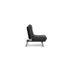 Élégant canapé-lit 1 place en tissu de lin gris foncé 28,0 po x 27,6 po x 15,7 po | Structure 100% métal, facile à nettoyer | Dossier multi-positions pour le lit, la détente et la position assise | Rembourrage en fibre de silicone 400 g / m², supportant jusqu'à 220 lb-124712552