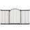 Barrière pour animaux et bébés Thruway 72XW Series, de 44 à 72 po de largeur, 36 po de hauteur, fixée à la pression ou à la quincaillerie, à installer sur le mur ou dans la porte ou le couloir