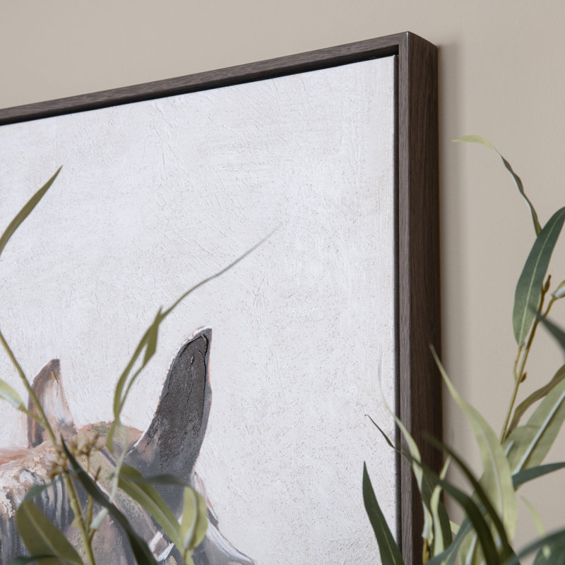 «Back In The Saddle», reproduction d'art sur toile encadrée