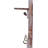 Amere Solid Wood Accent Shelf with Hooks
