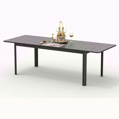 Table de salle à manger extensible pour l'extérieur