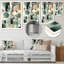 Décoration murale verte et noire Minimalisme Quiet Profondeurs I-450684854